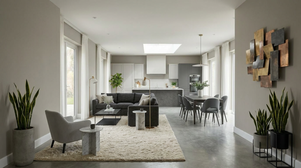 Modern Grey Colour Schemes for Contemporary Interiors