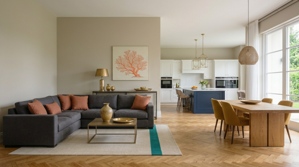 Best Colour Ideas for Open Plan Living Spaces