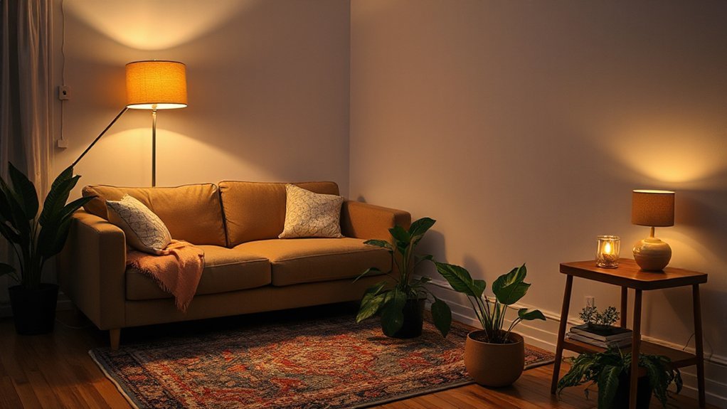 add portable layered lighting