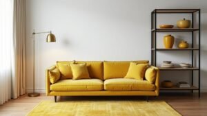 adding vibrant yellow accents