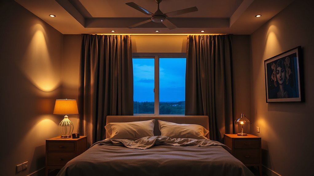 adjust lighting for sleep