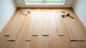 aligning laminate plank edges