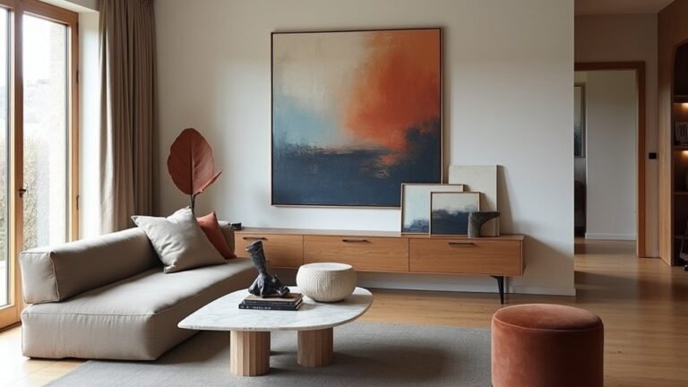 art enhances interior ambiance