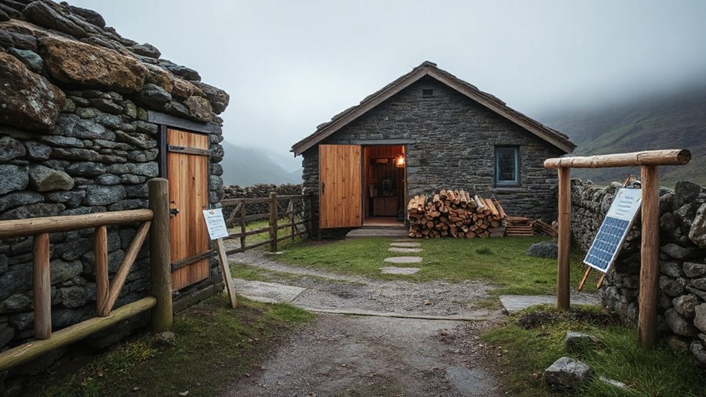 remote highland bothy  assess survey access regulations
