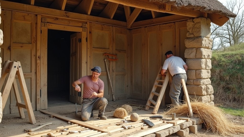 authentic historic timber restoration