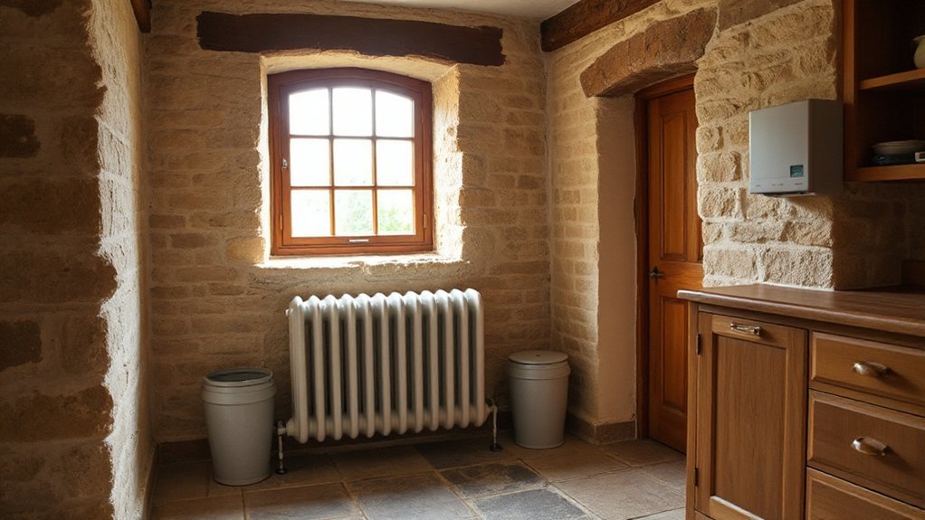 breathable insulation and modern heating