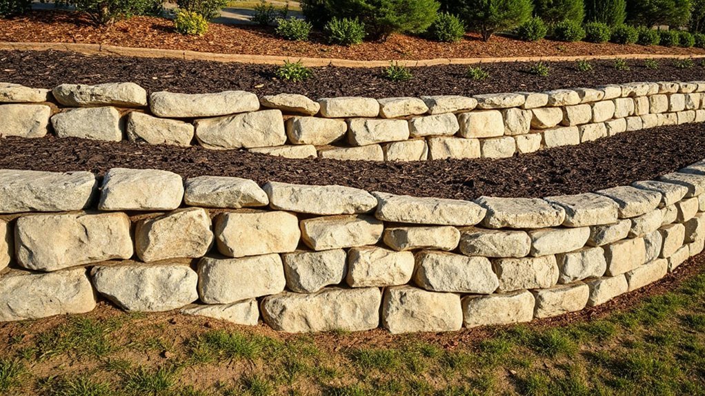 build terraced stone steps