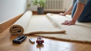 carpet installation over laminate