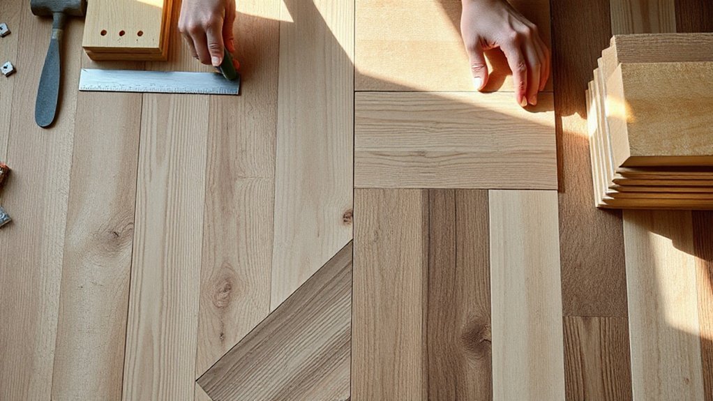 choose flooring and materials