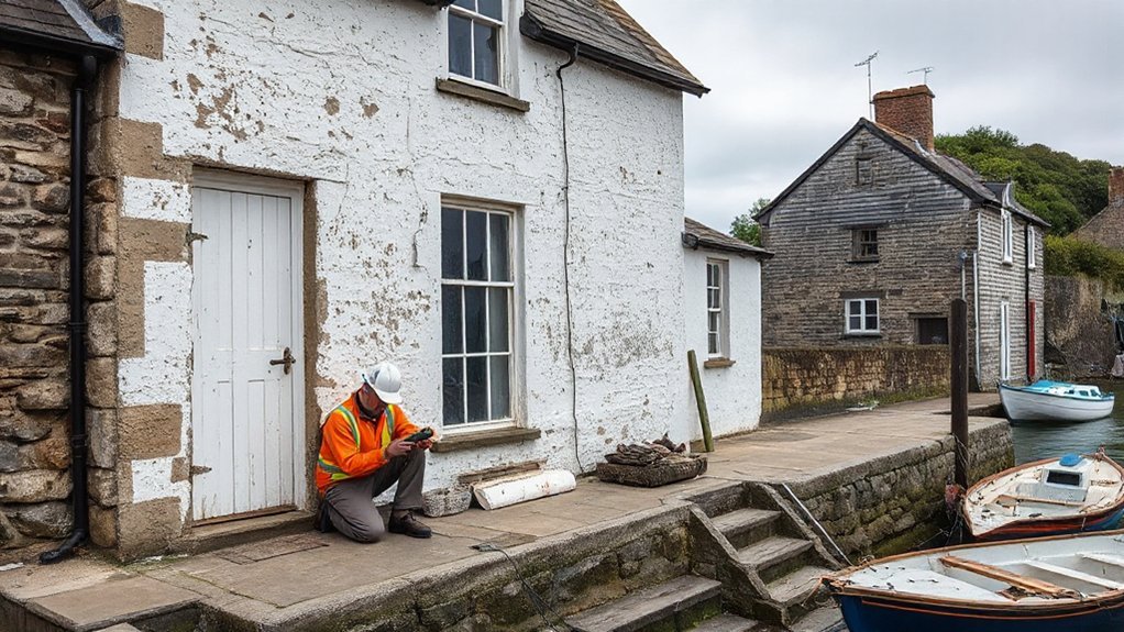 a salt weathered harbour cottage coastal cottage salt survey