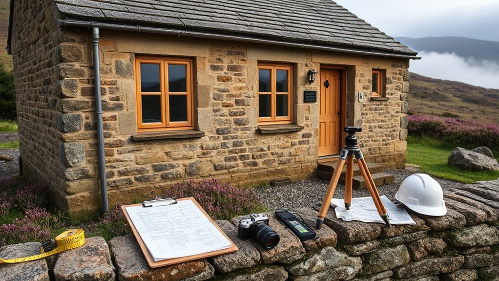 conduct thorough property survey