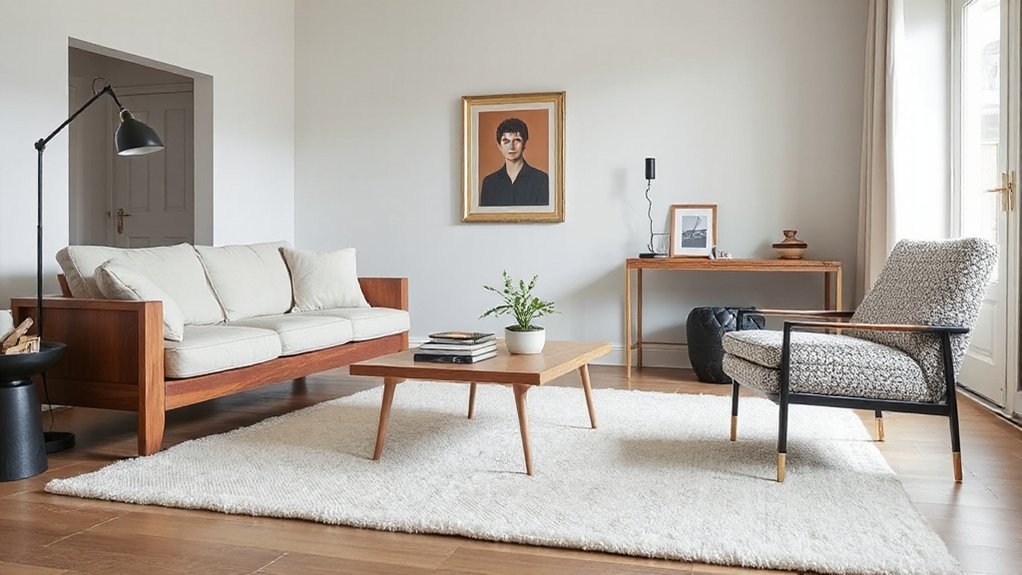 consistent finishes and materials