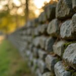 construct a rustic stone wall