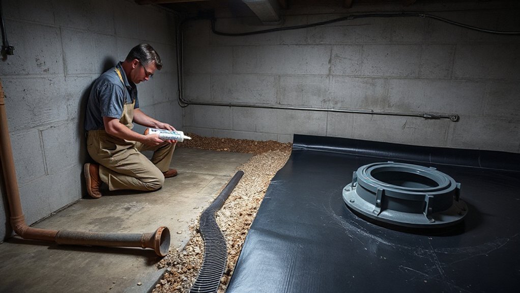 control water and seal properly