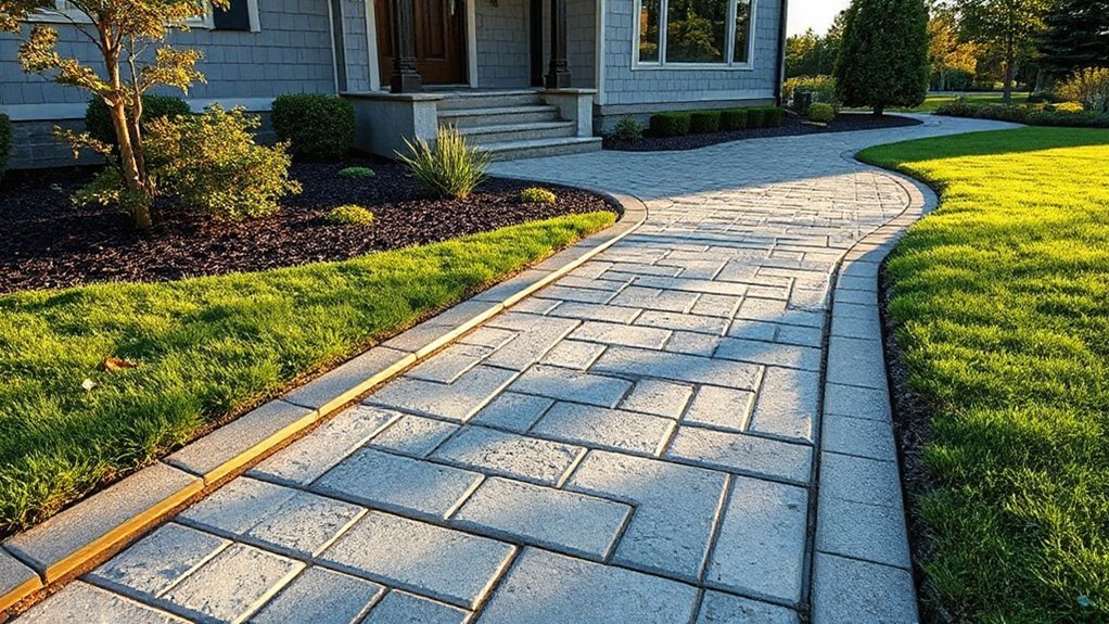 exterior improvements create clean defined pathways