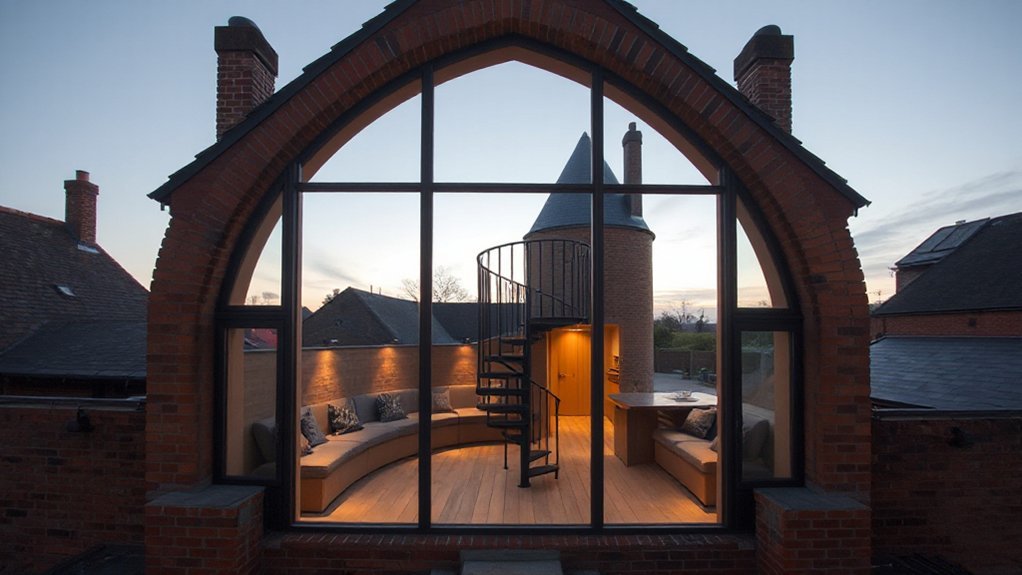 curved zoning and circulation