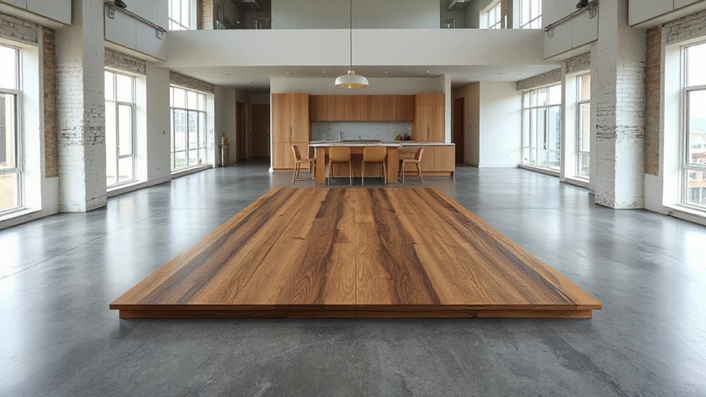 define dining zone with flooring
