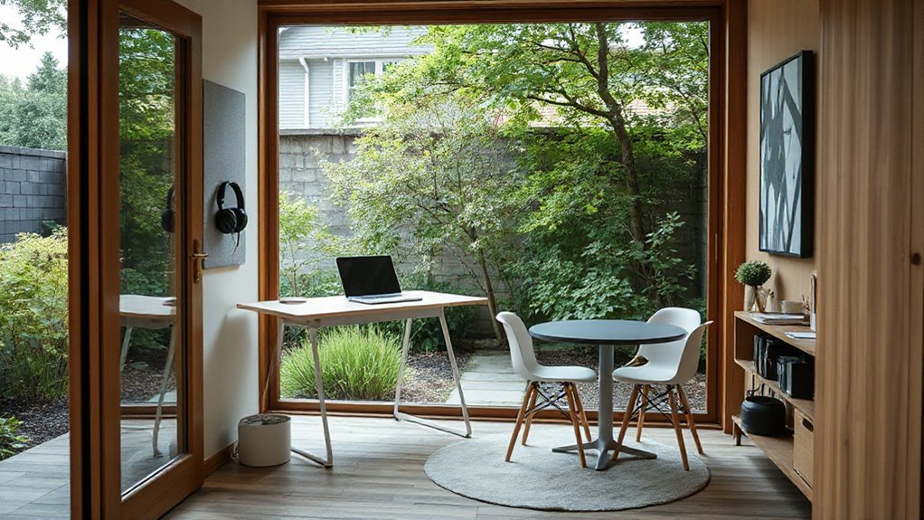 garden office design for daily work needs