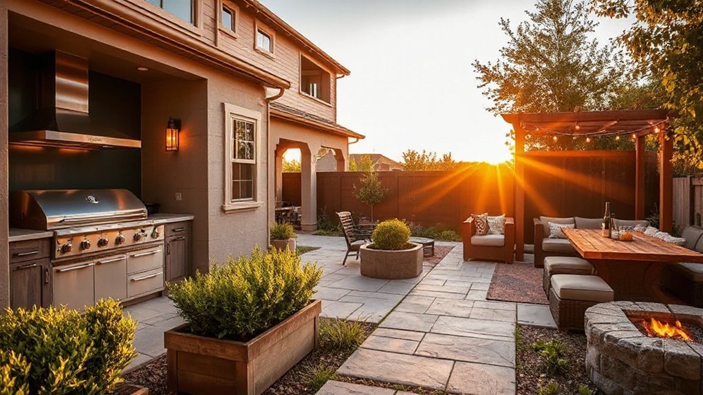 design functional outdoor zones Designing Outdoor Spaces for Entertaining