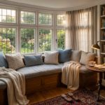 designing a reading nook in a bay window