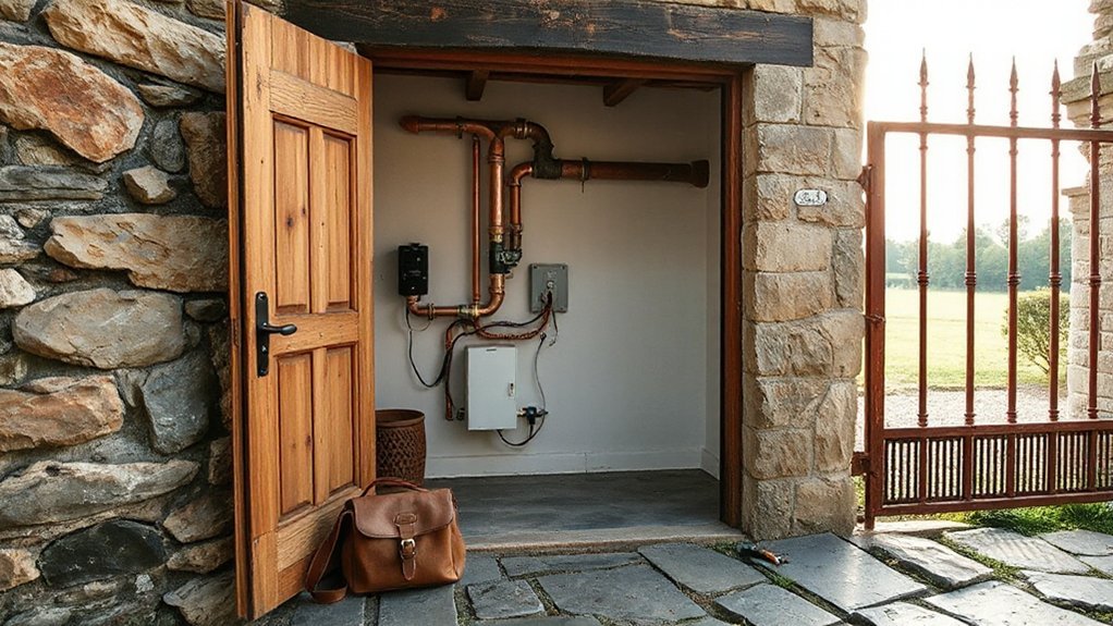 discreet modernization of utilities Forgotten Gatekeepers Cottage