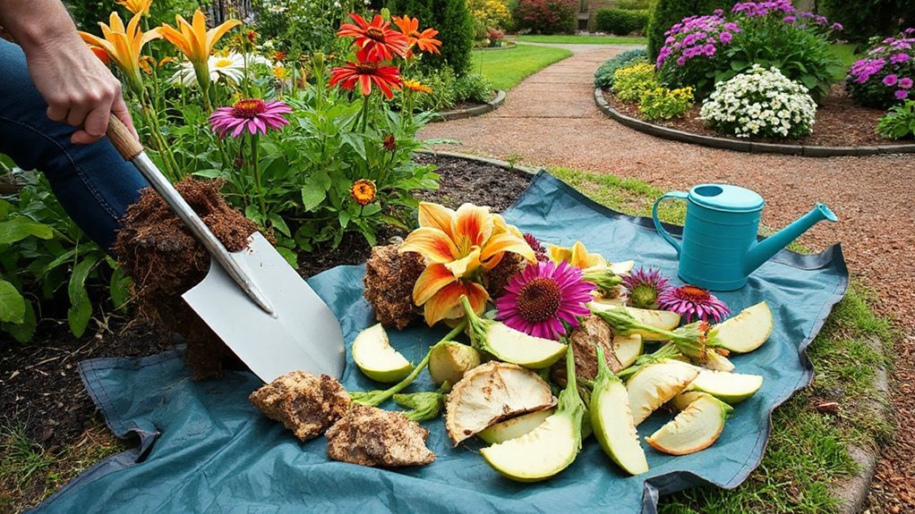 divide replant mulch companion