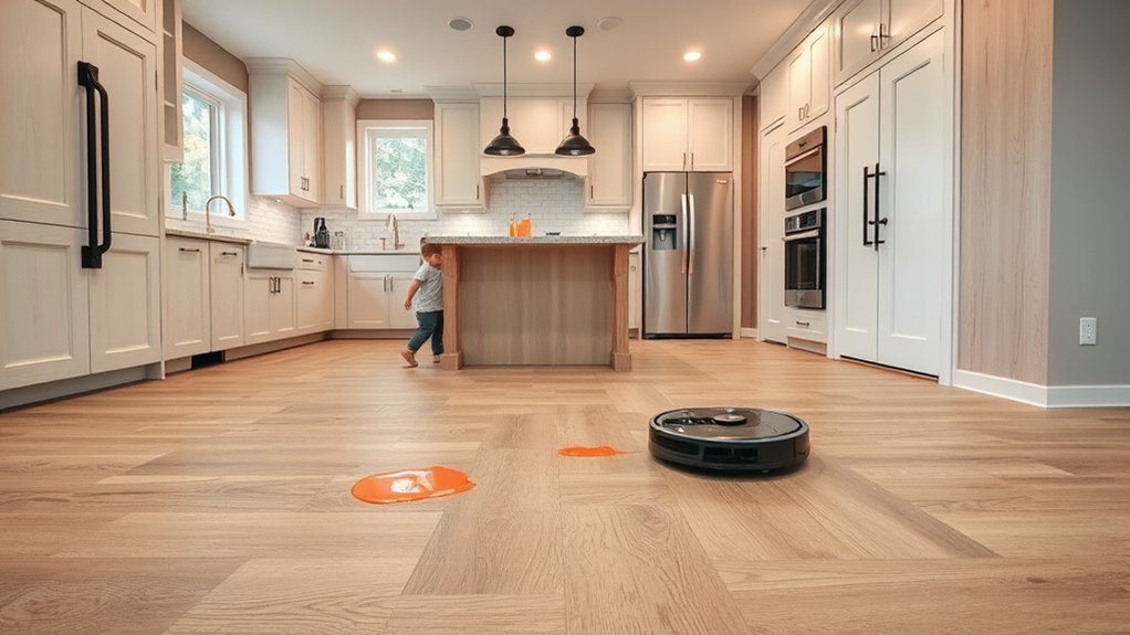 durable kid friendly kitchen flooring