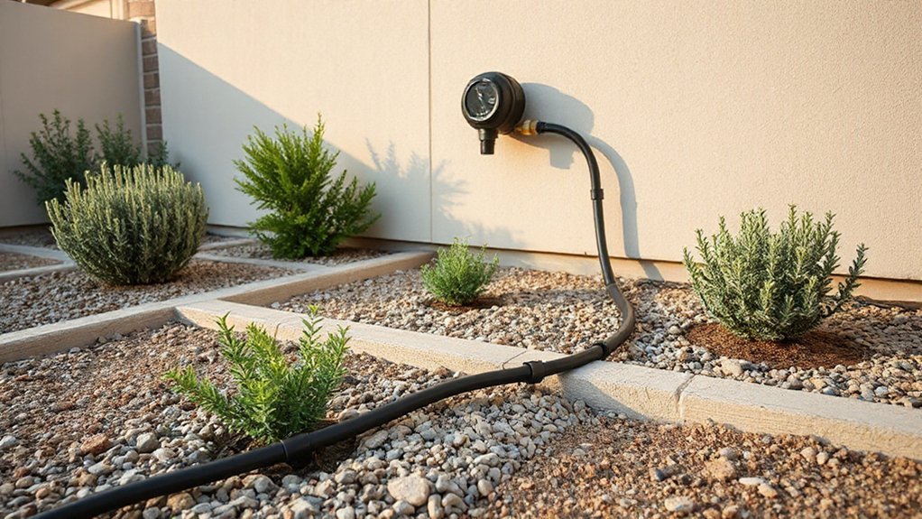 efficient drip irrigation setup