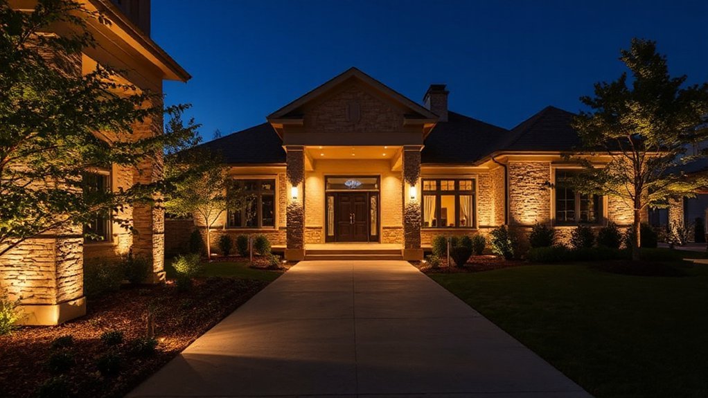 Exterior lighting done right enhances safety and aesthetics