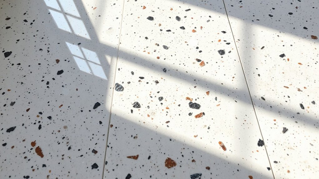 finish options for terrazzo