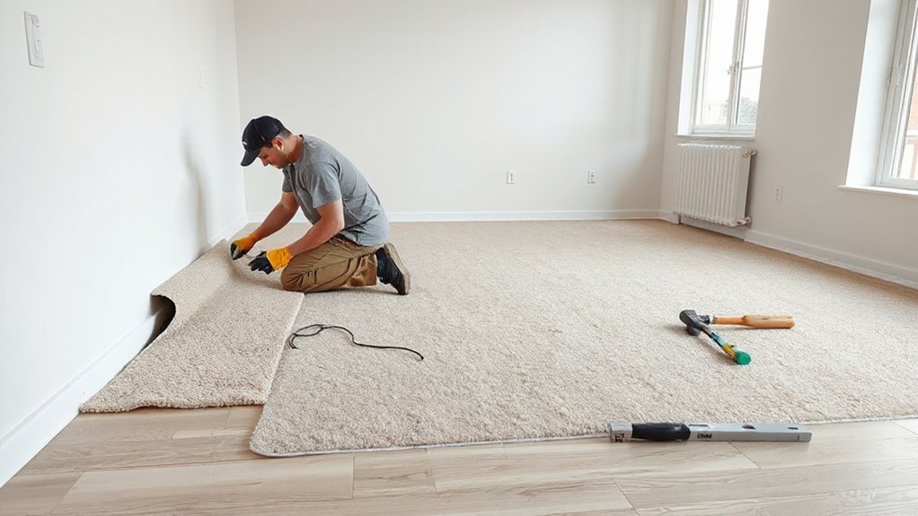 fix carpet ripples and squeaks