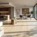 flooring separates spaces visually
