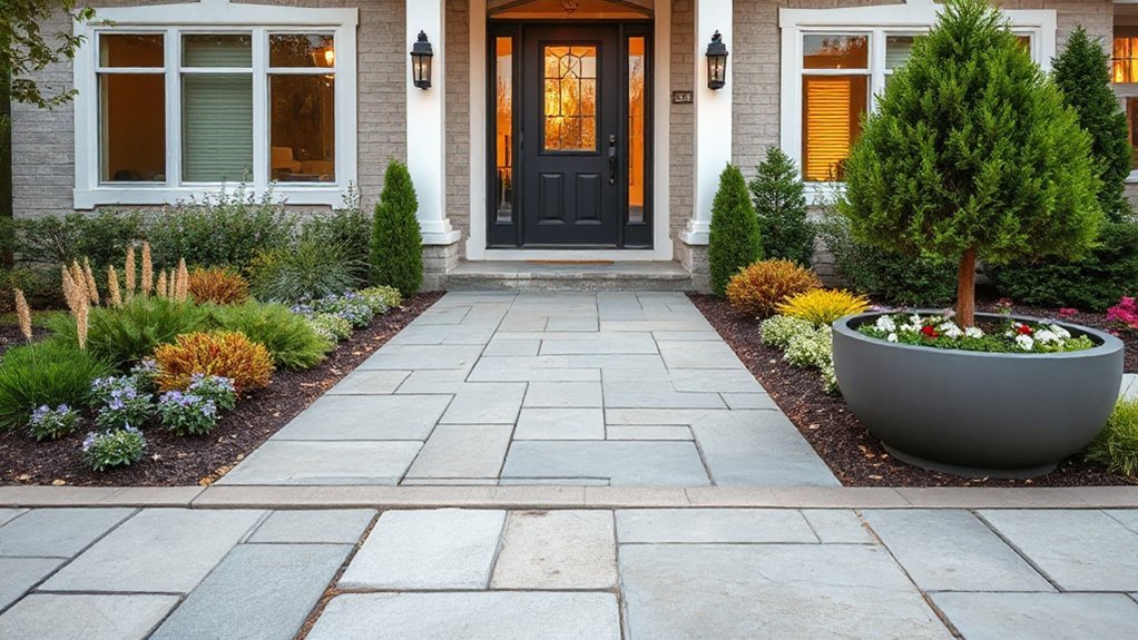 front garden planning steps