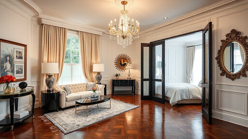 glamorous contrast and symmetry