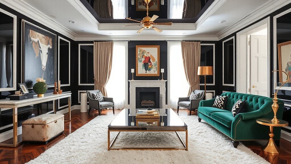 glamorous theatrical modern elegance
