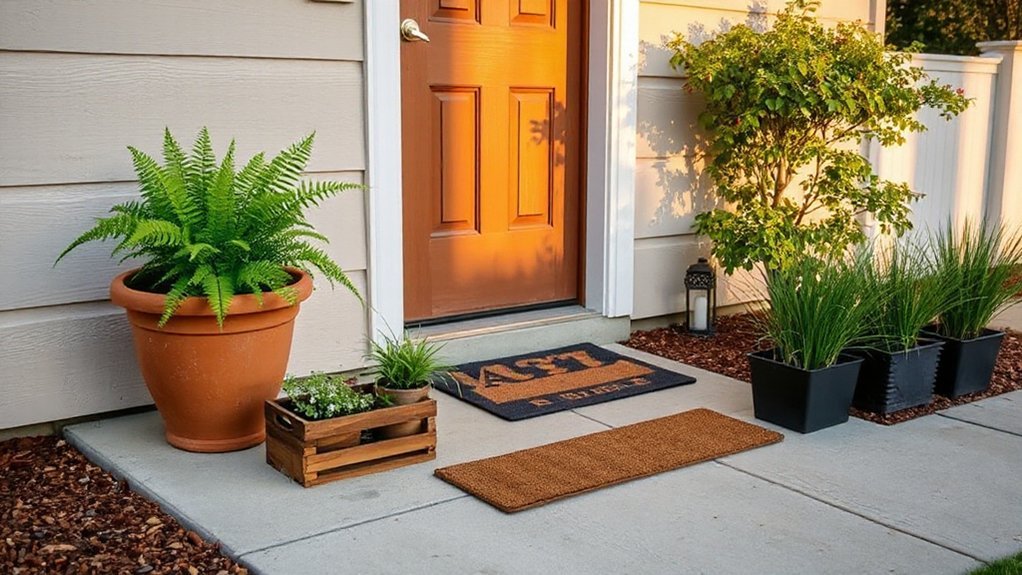 greenery enhances curb appeal