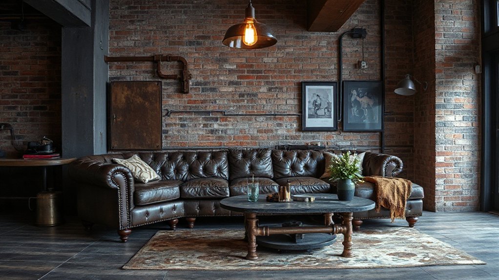 industrial steampunk color palette