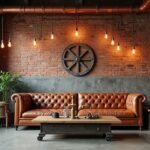 industrial steampunk interior decor