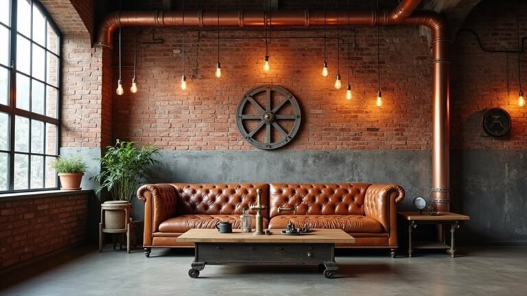 industrial steampunk interior decor