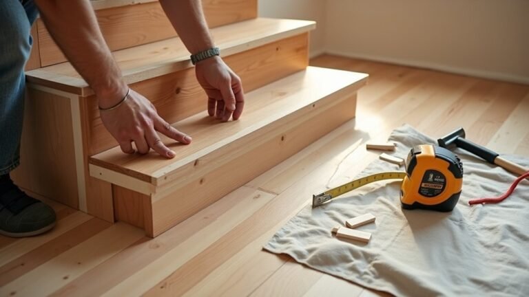 install laminate on stairs