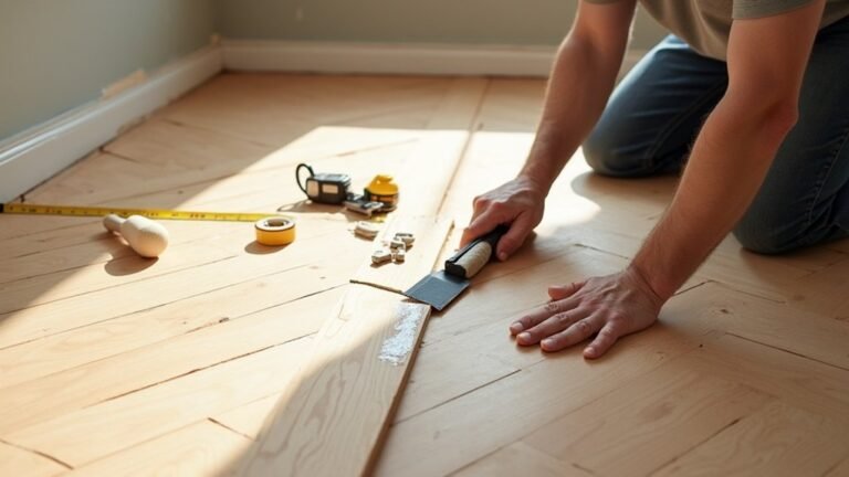 installing herringbone flooring step by step