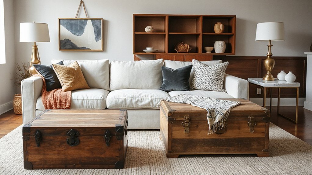 intentional vintage texture pairing