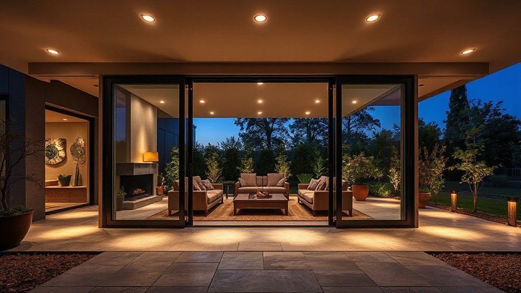 layered outdoor lighting strategy
