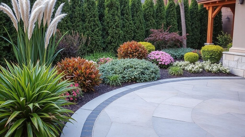 how to choose plants that complement your design layered plant height and texture