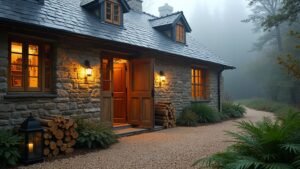 lodge turned rustic guesthouse