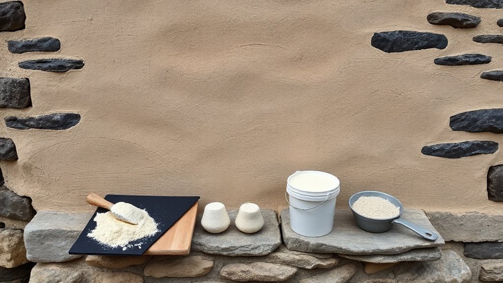 flint cottage matching lime mortar properties