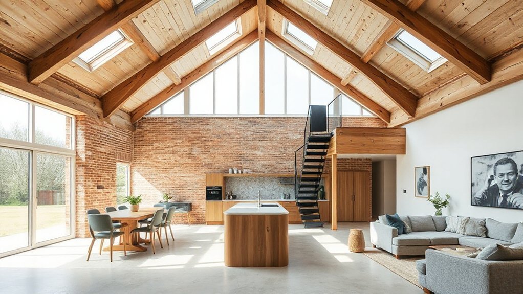 maximize daylight through open layout