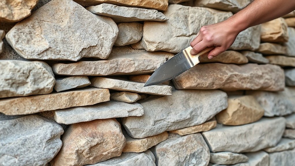 mortar joint leveling finishing