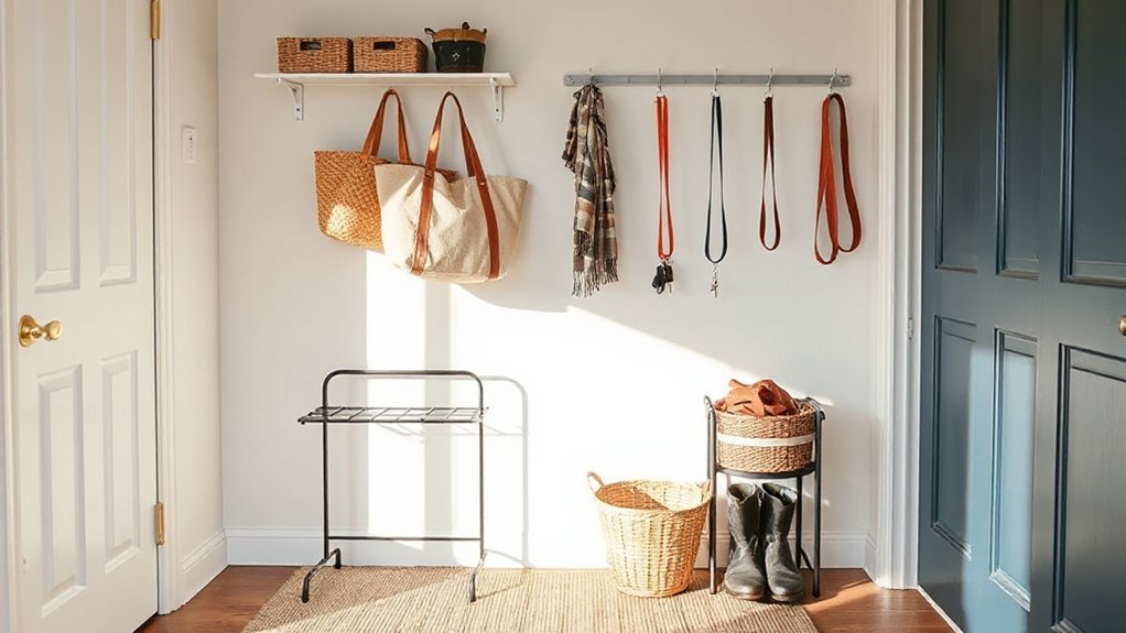 mudroom organization and storage