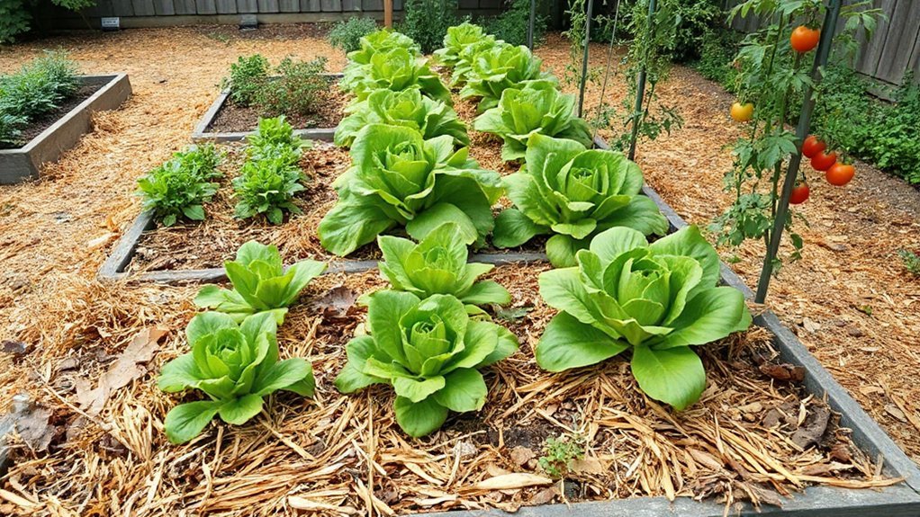 mulch suppresses weeds effectively